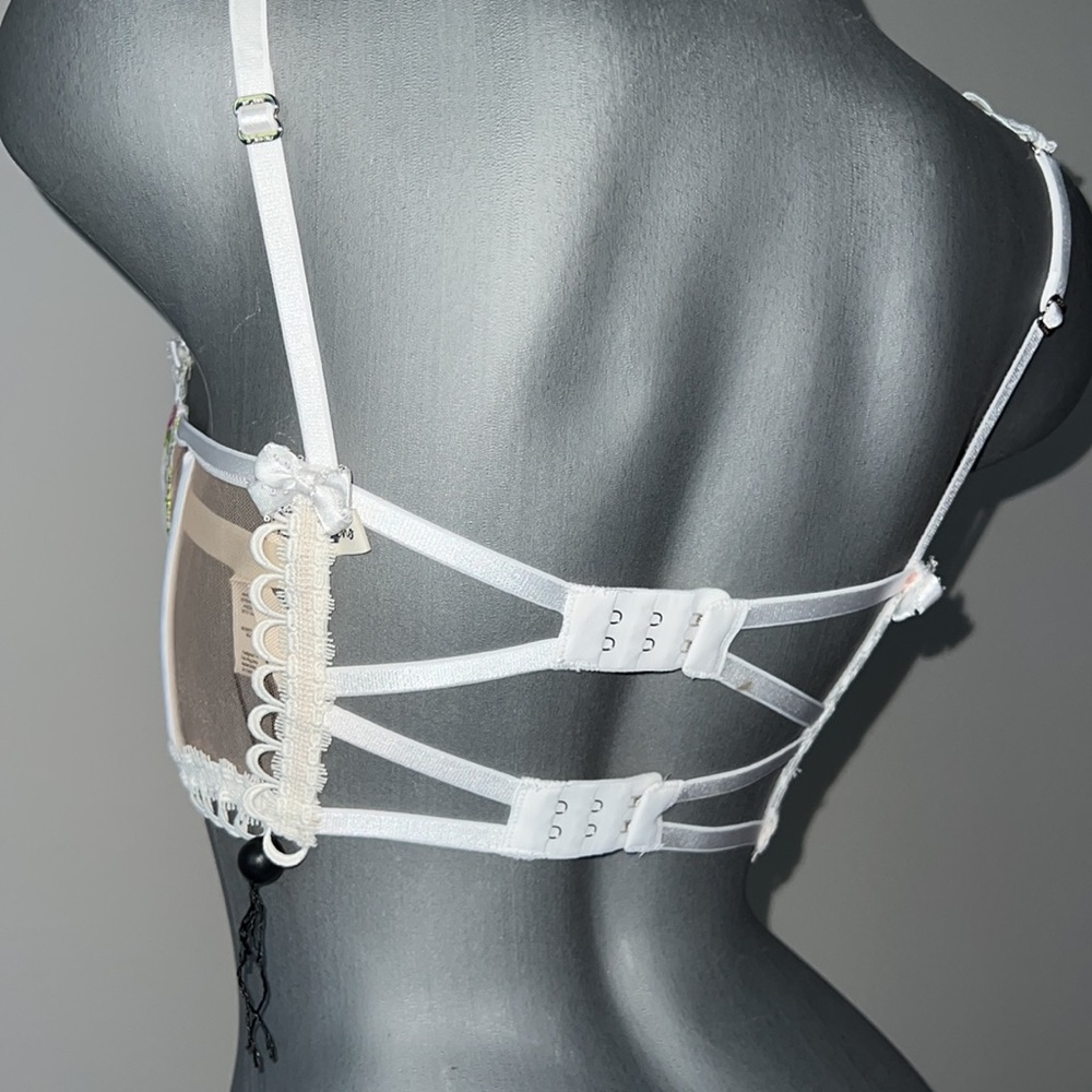 For love & lemons woman’s lace embroidered bustier size XS - Picture 5 of 7